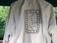 Embroidered jacket for Maryland Polo Club
